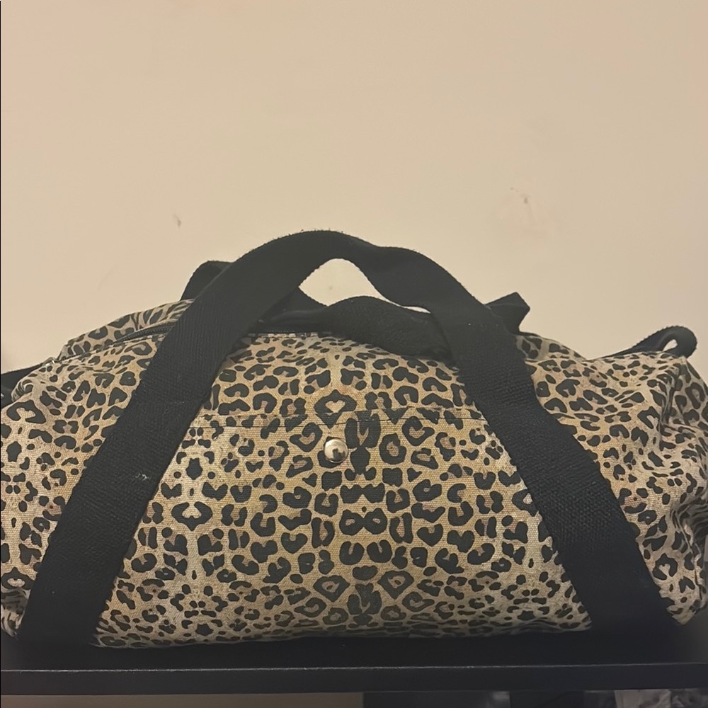Leopard Print Travel Bag